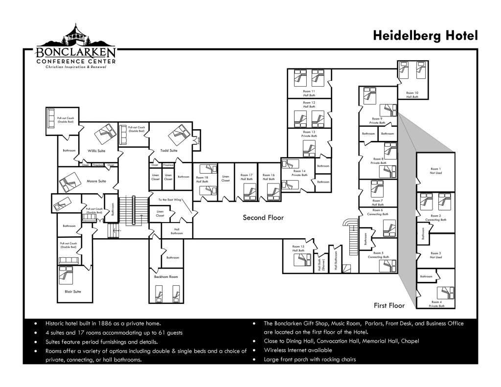 Heidelberg Hotel floorplan