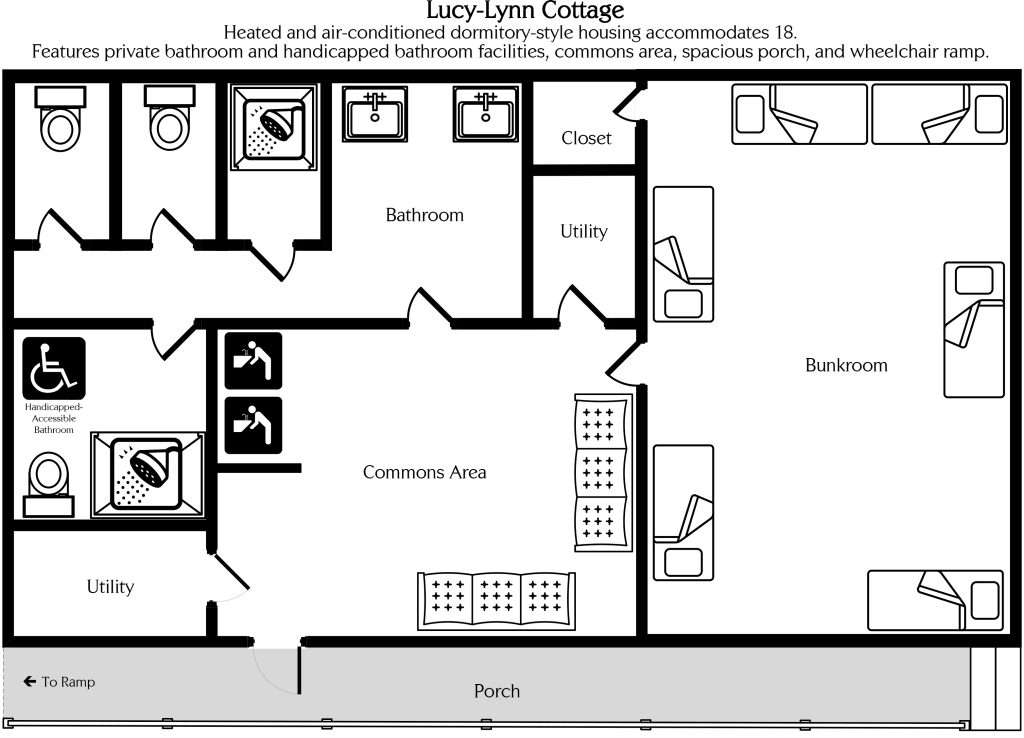 Lucy Lynn Cottage floorplan
