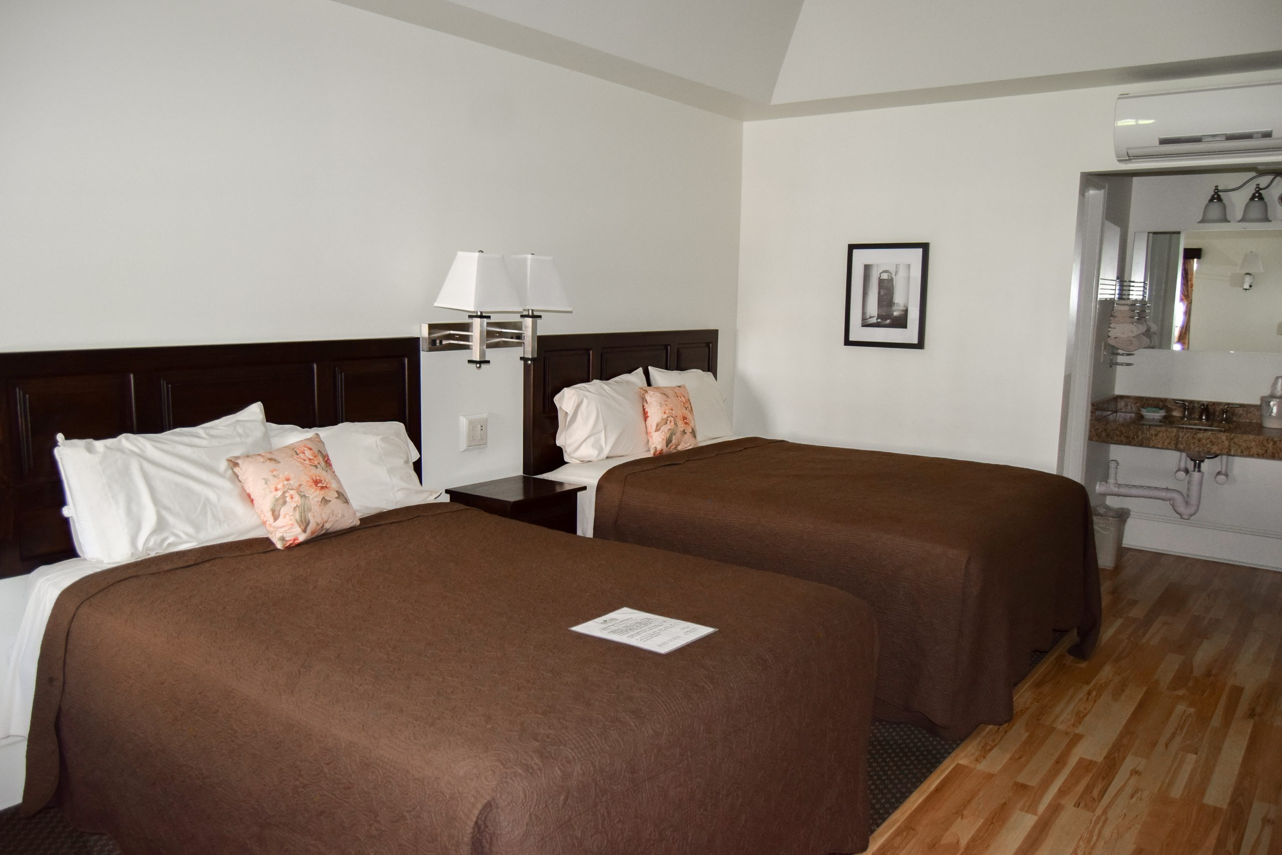 a typical Bonclarken guest room in Founders South depicts two queen beds